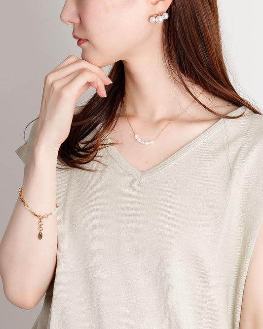 優しい気持ちになれるパールセット（イヤリング）